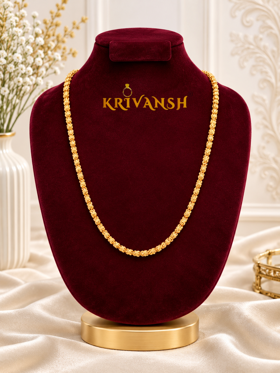 Premium 22K Gold Plated Dashavatar Chain | Men & Women | KRIVANSH
