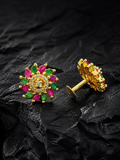 AD Stones Chakra Earrings