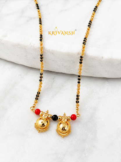 Pinjra Vati Mangalsutra – Long  Mangalsutra for Women | KRIVANSH