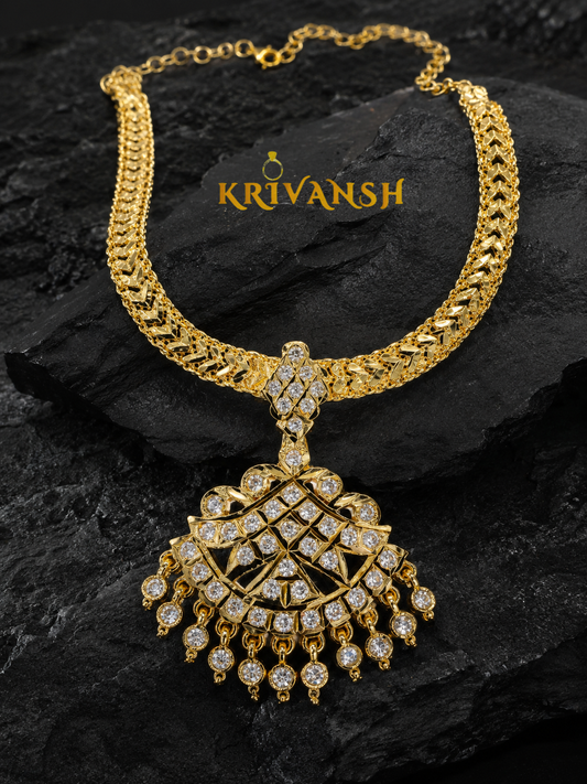 Padaka Necklace | 1Gm Gold Plated | KRIVANSH