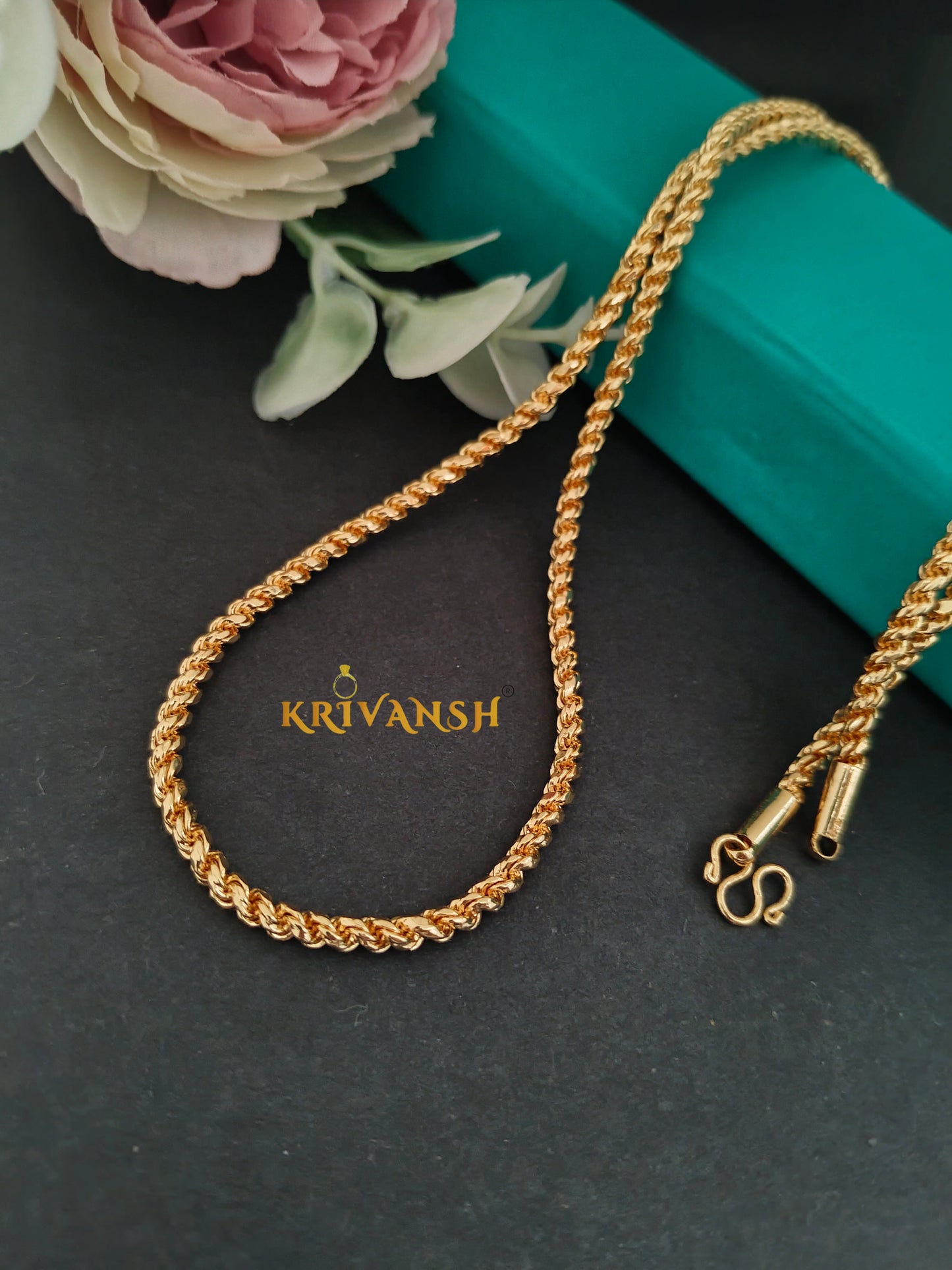 Rope/Murukku Chain | Medium Thickness| Medium/Long Length | KRIVANSH