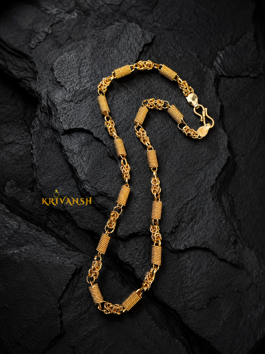 Royal Byzantine Link Chain for Men| 20"inches |KRIVANSH