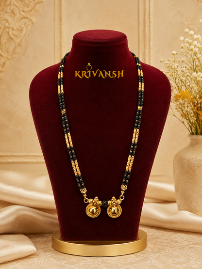 Akshaya 2-Tali Medium Length Mangalsutra