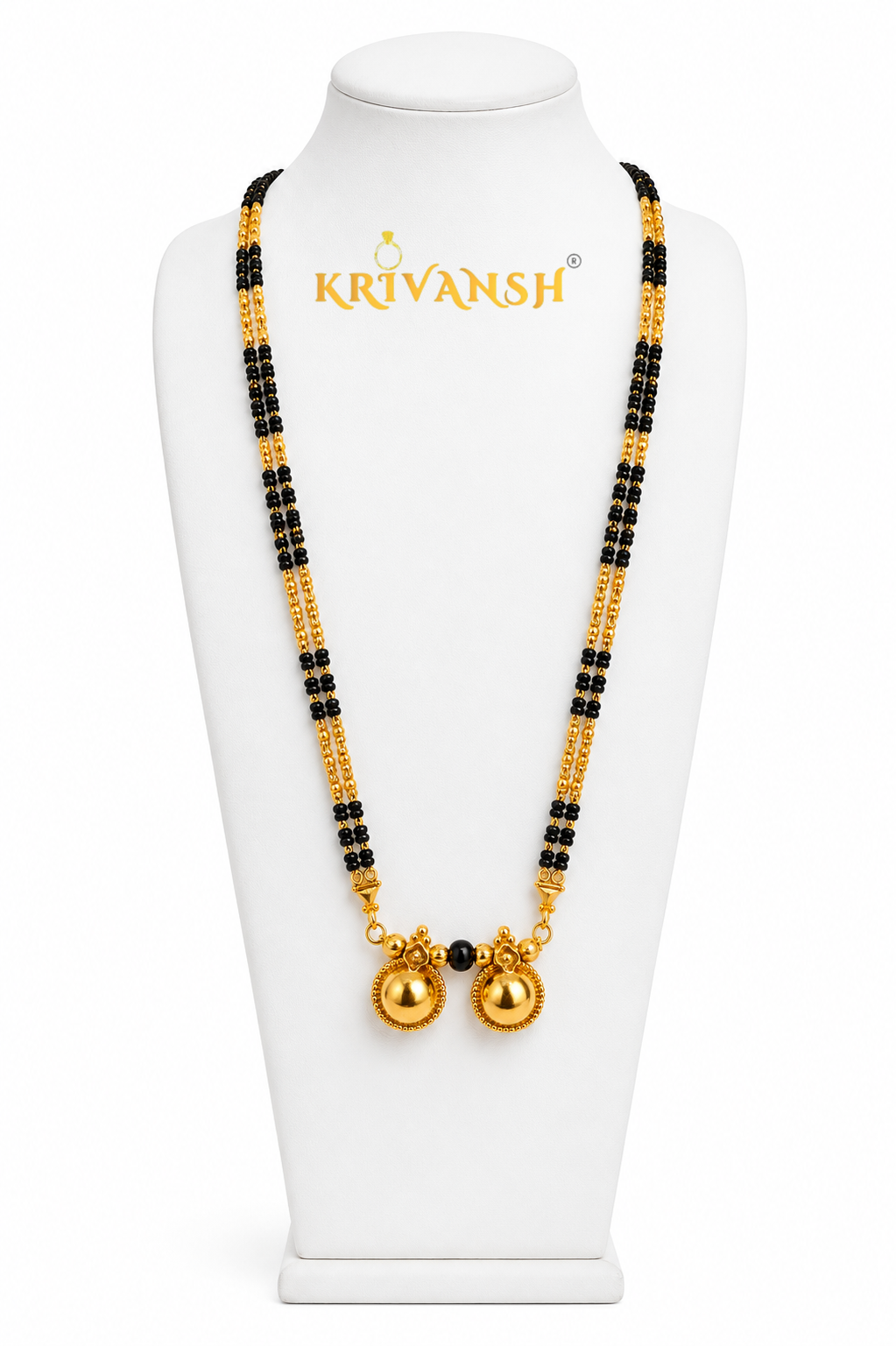 Akshaya 2-Tali Medium Length Mangalsutra