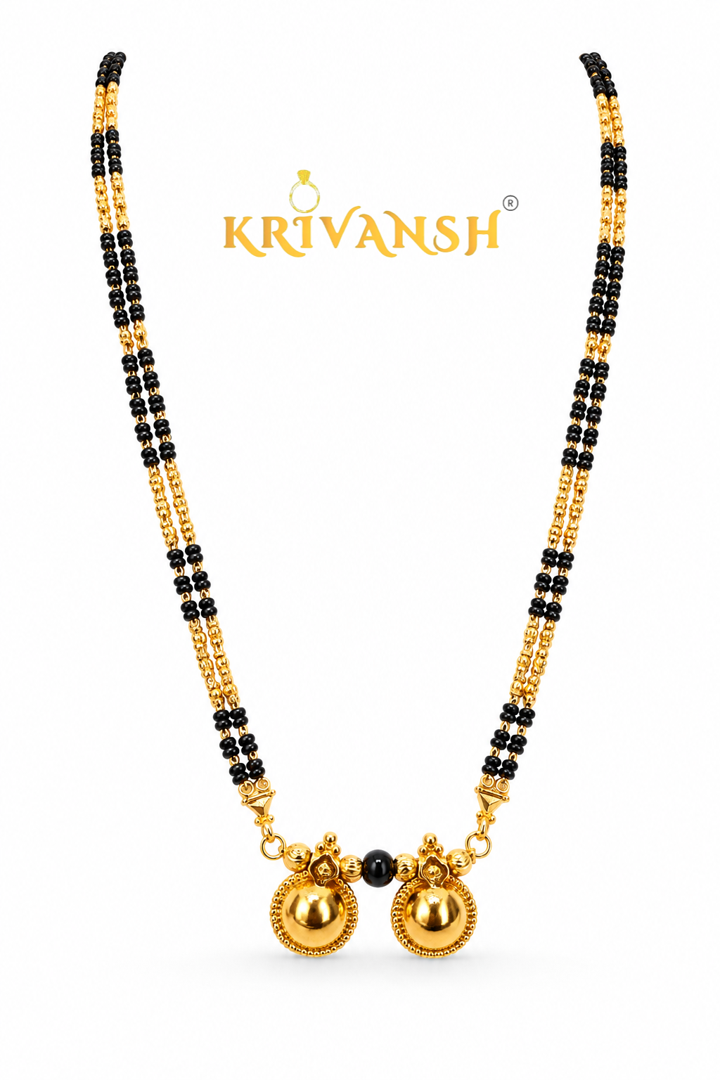 Akshaya 2-Tali Medium Length Mangalsutra