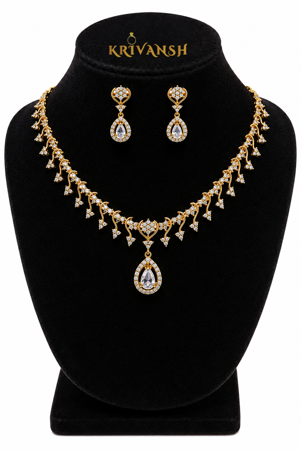 Aaradhya CZ Royal Necklace Set