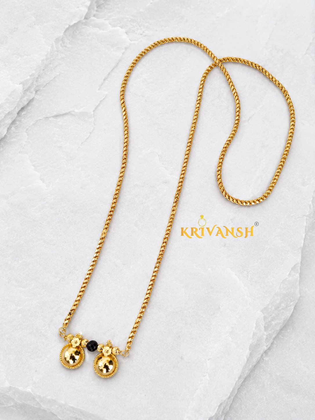 Long Length Rope Chain with Tali Mangalsutra