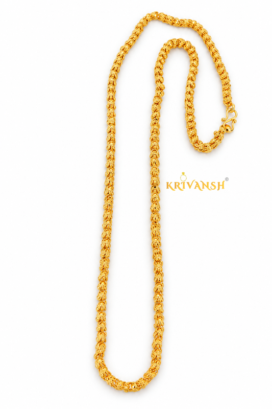 Premium 22K Gold Plated Dashavatar Chain | Men & Women | KRIVANSH