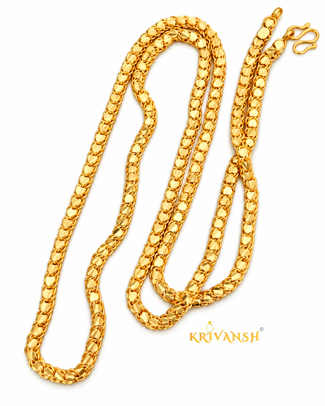 Heart Leaf Gold Plated Chain | Unisex | KRIVANSH