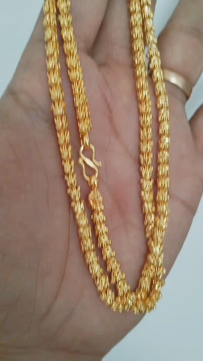 Premium 22K Gold Plated Dashavatar Chain | Men & Women | KRIVANSH
